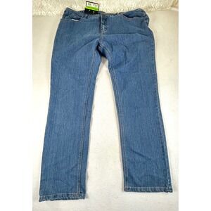 Southern‎ Expressions Womens Plus Size 24 Average Relax Fit Blue Denim Jeans NEW
